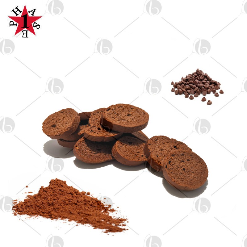 Crostini proteici al cacao